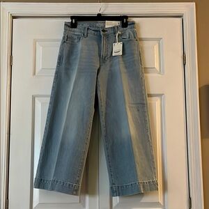 a.n.a Blue Flare Wide Leg Jeans